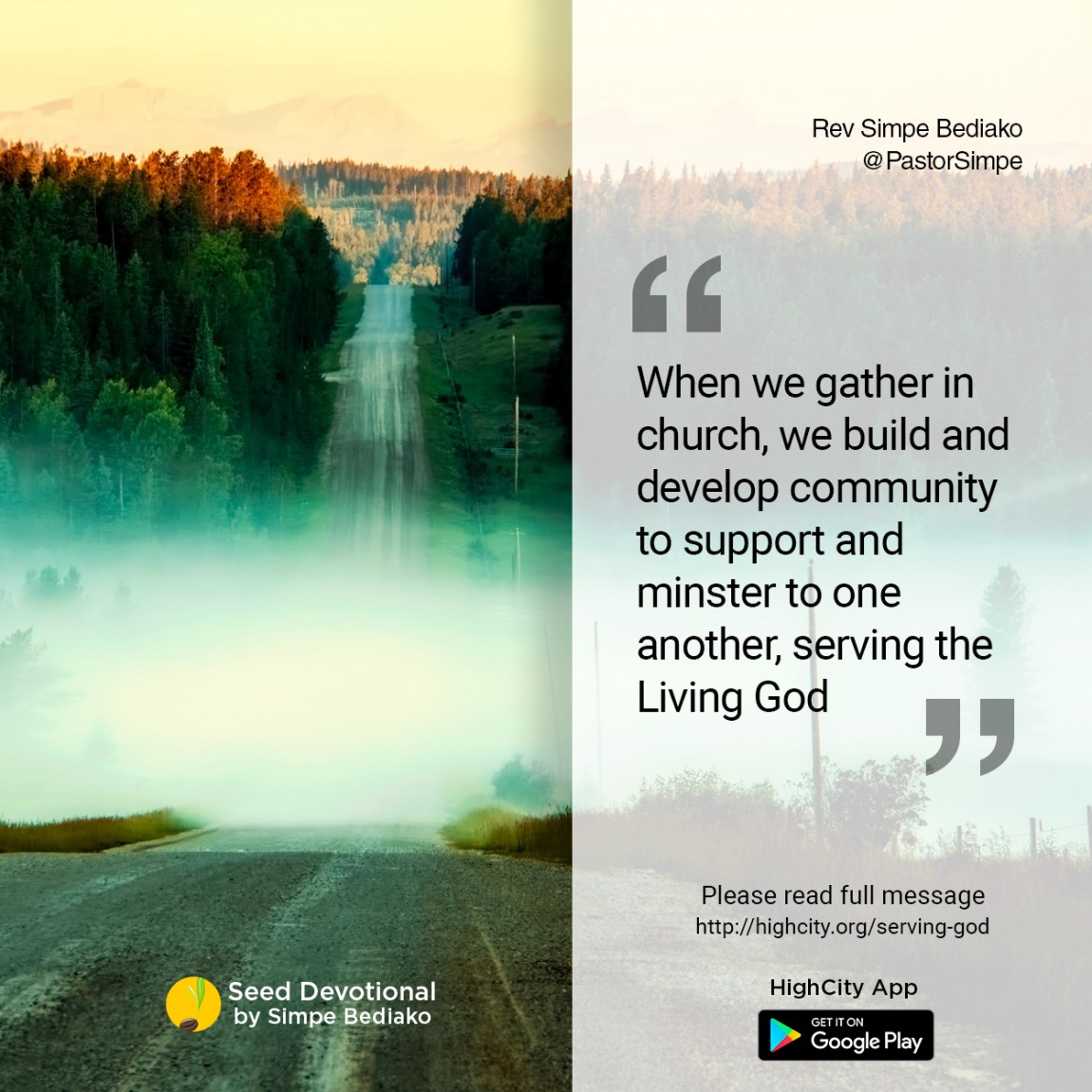 Serving the Living God – Seed for Today Serving the Living God - Seed for Today Daily Devotional