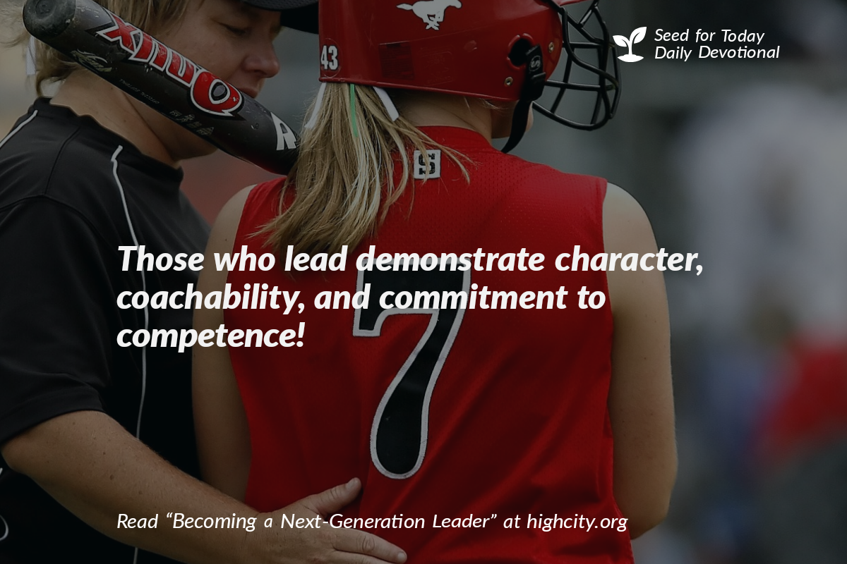 Becoming a Next-Generation Leader – Seed for Today Becoming a Next Generation Leader1 1 Becoming a Next-Generation Leader