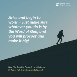 The Secret to Prosperity1 The Secret to Prosperity