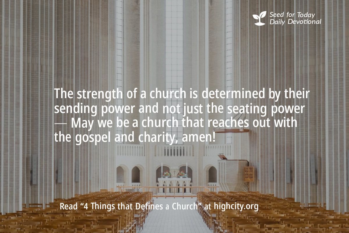 4 Things that Defines a Church - Seed for Today 4 Things that Defines a Church 4 Things that Defines a Church