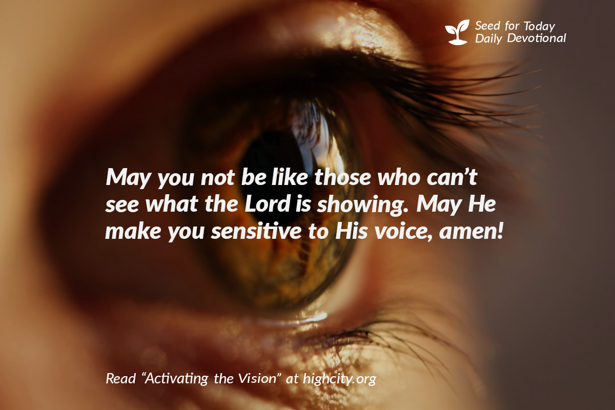 Activating the Vision – Seed for Today Activating the Vision Activating the Vision