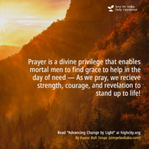Advancing Change by Light – Seed for Today Advancing Change by Light1 Advancing Change by Light