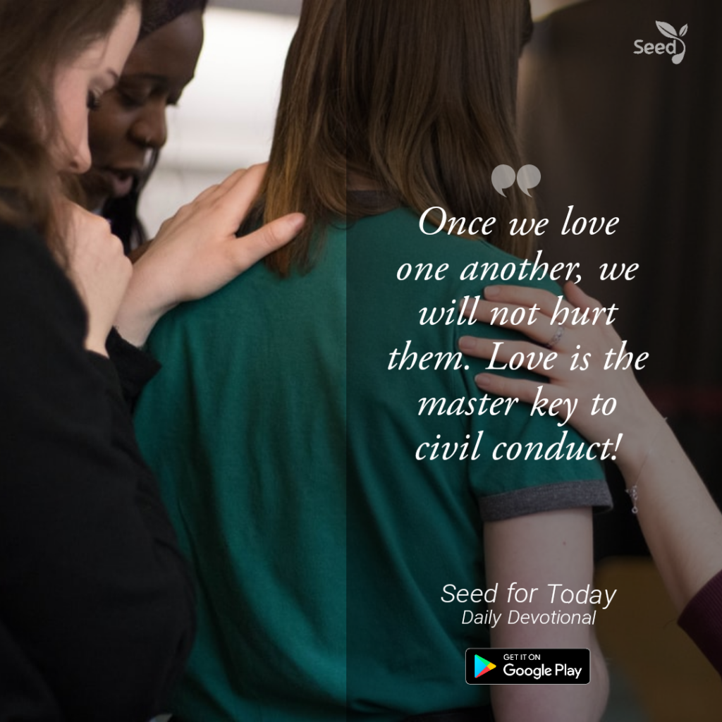 Stop Following Laws and Start Loving – Seed for Today Stop Following Laws and Start Loving1 Stop Following Laws and Start Loving
