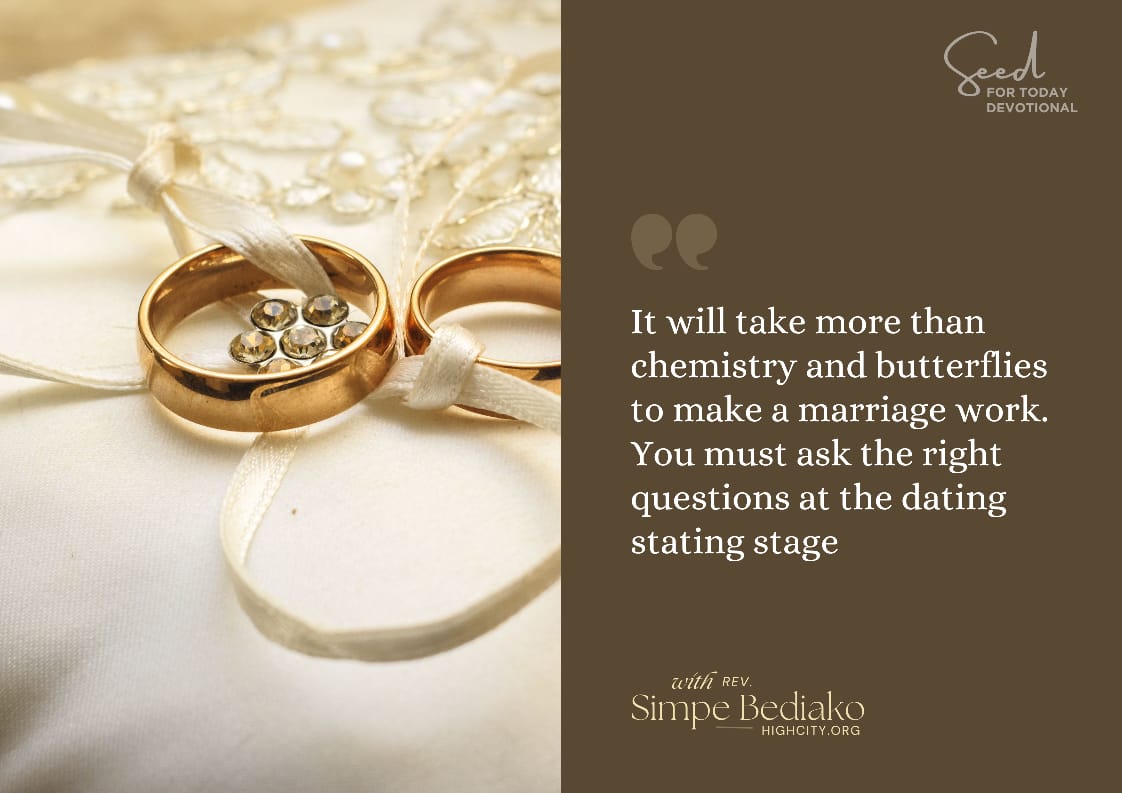 Sustainable relationship — After the butterflies, dating, and ceremony … - Seed for Today Daily Devotional