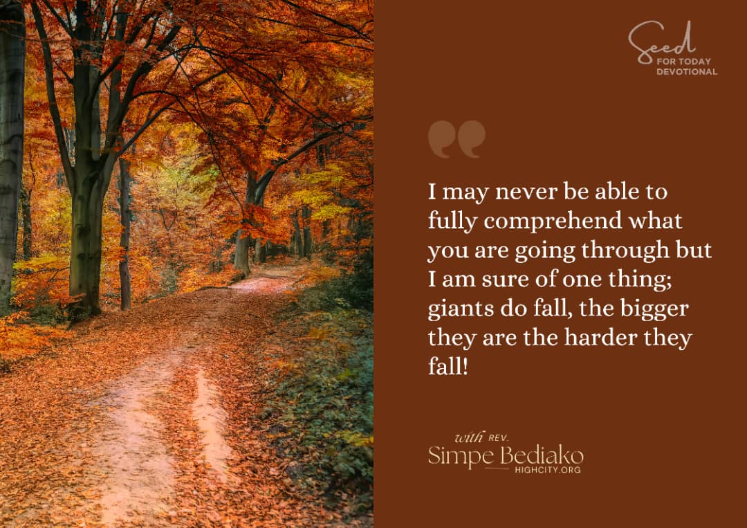 Facing your gaints – Seed for Today Facing your gaints 1 Facing your gaints