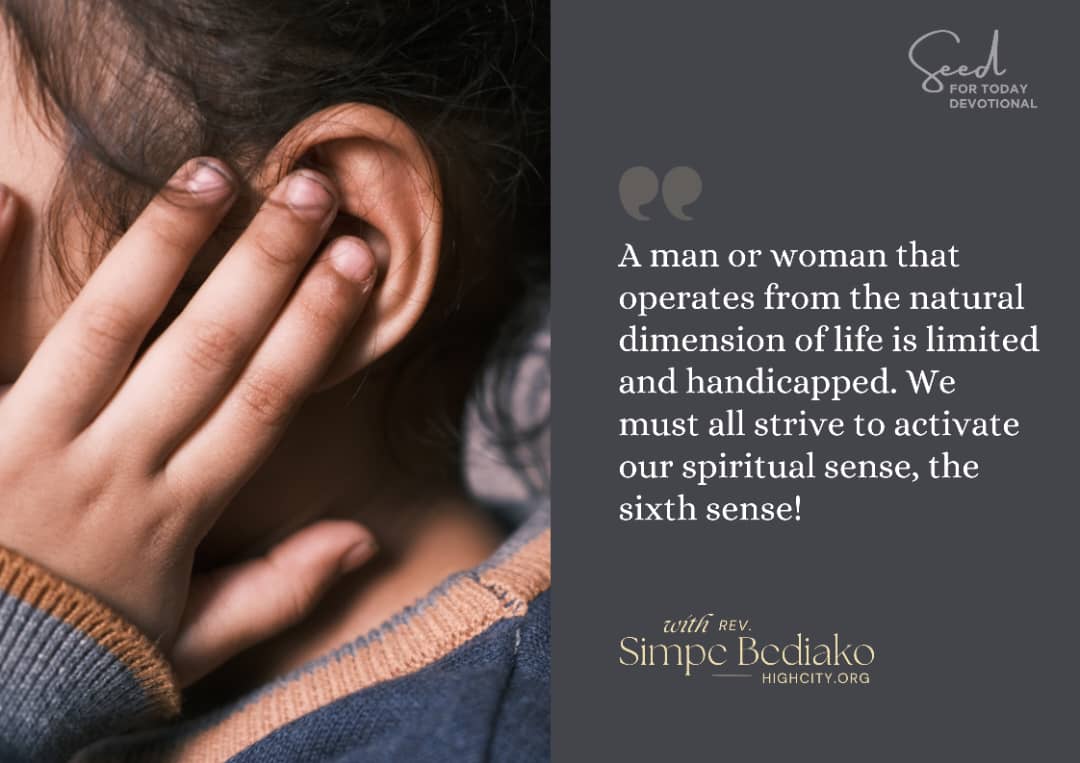 Activate your spiritual sight Activate your spiritual sight