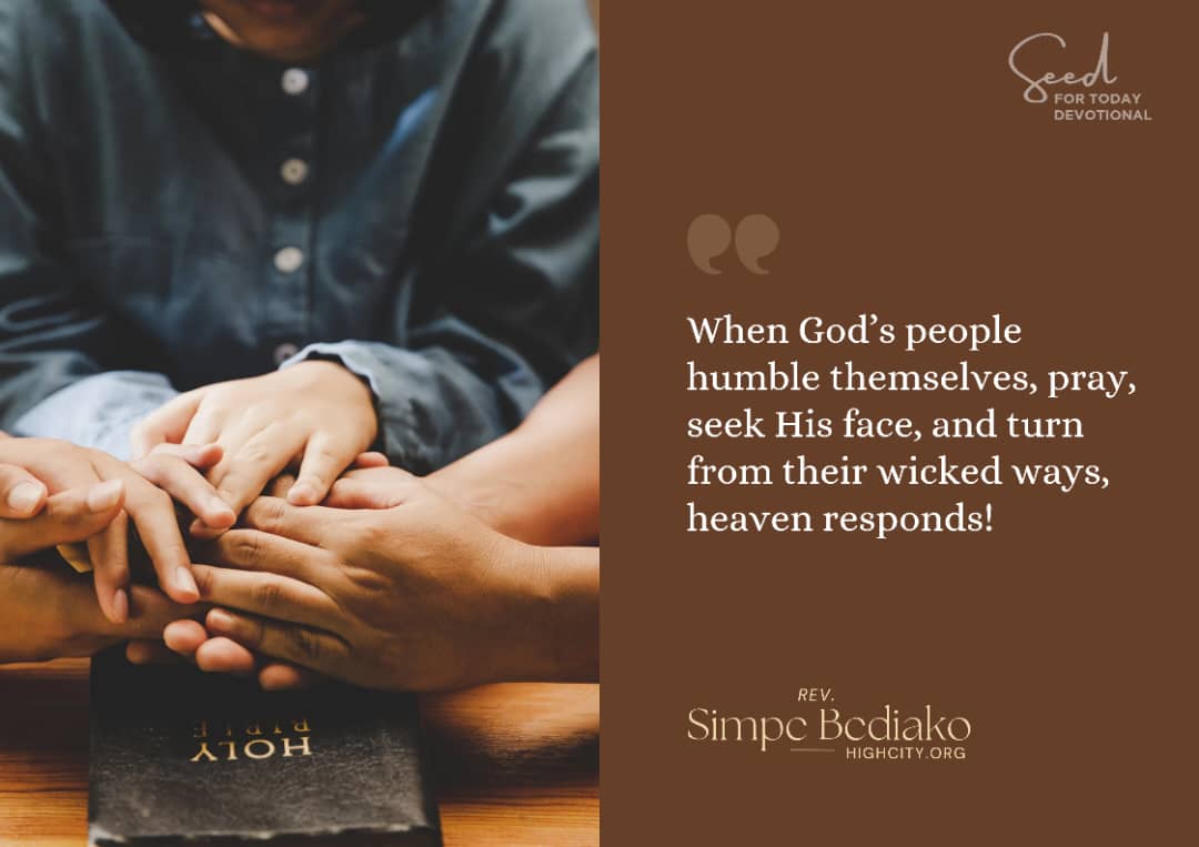 4 Simple steps to OPEN THE HEAVENS – Seed for Today 4 Simple steps to OPEN THE HEAVENS 4 Simple steps to OPEN THE HEAVENS