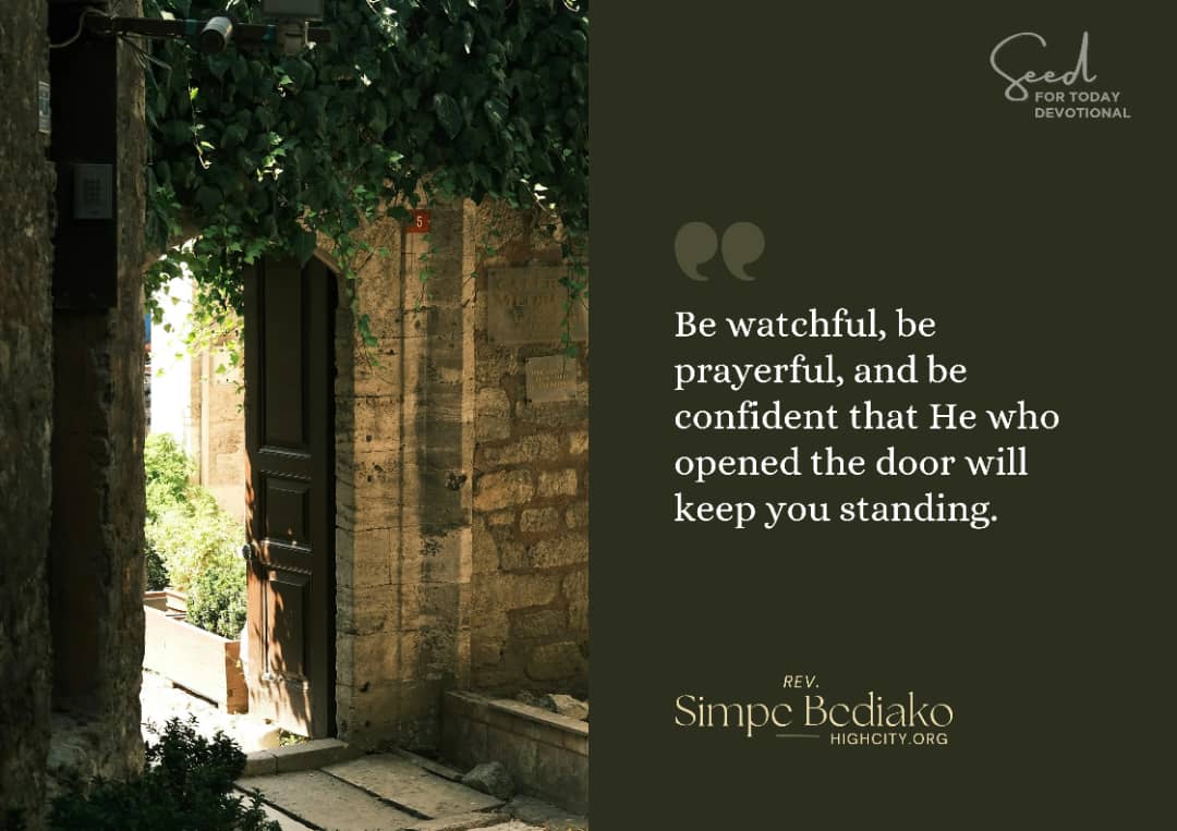Watch and Pray – Seed for Today Watch and pray Watch and Pray