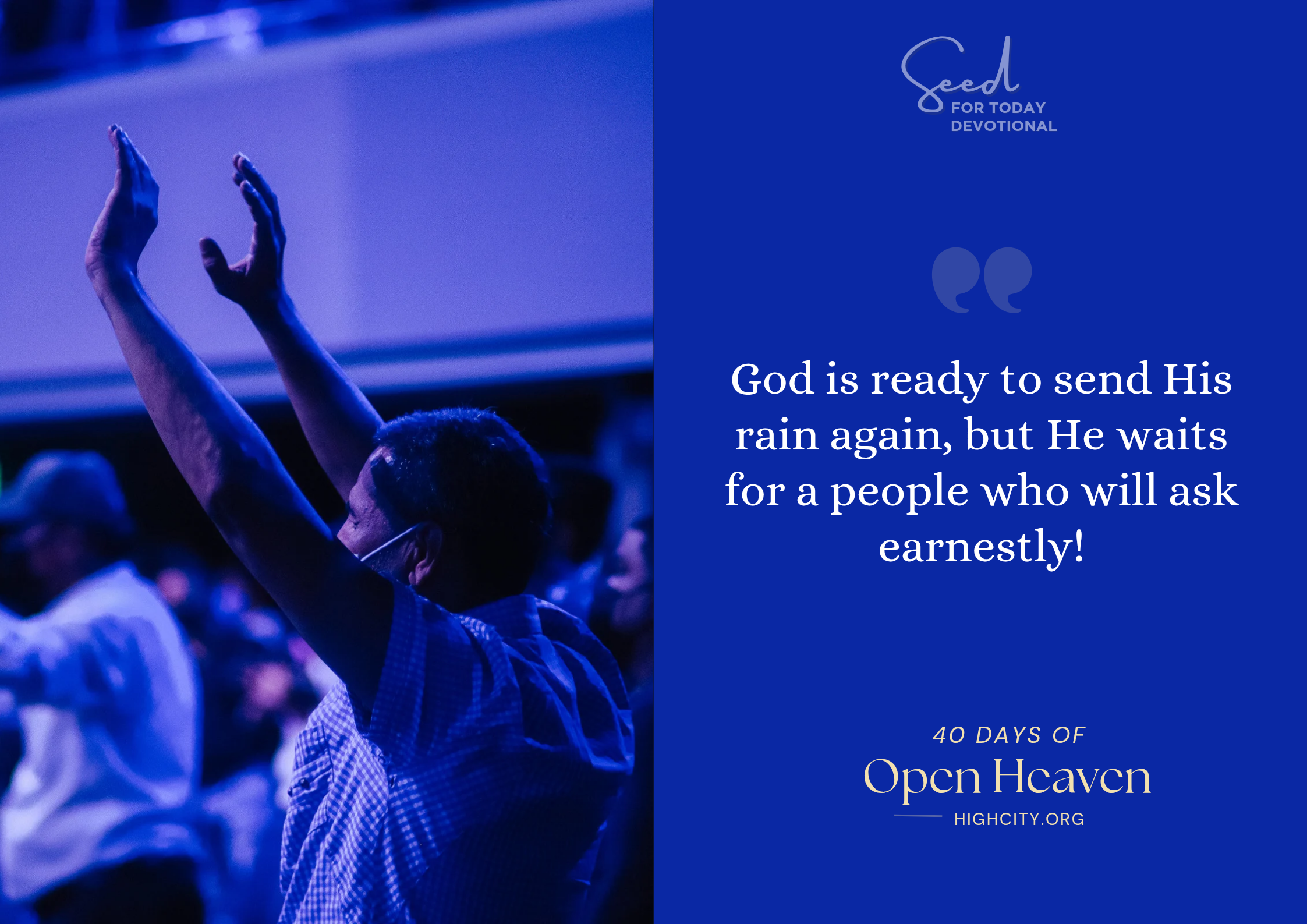 Ask God to send the latter rain Ask God to send the latter rain