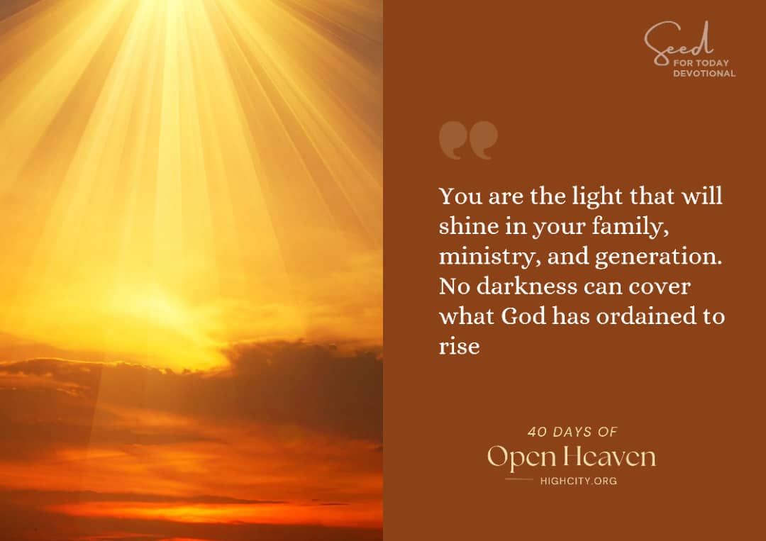 Let My Light Rise from Obscurity - Seed for Today Let My Light Rise from Obscurity Let My Light Rise from Obscurity