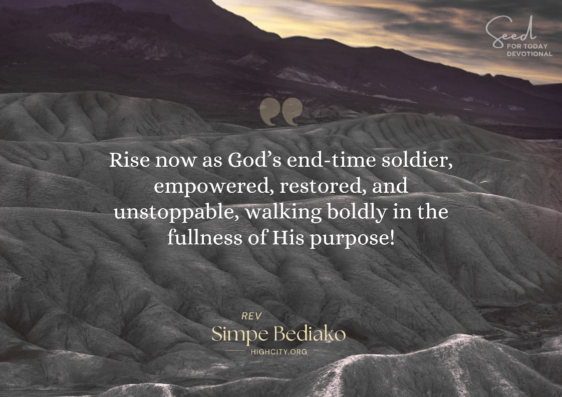 Rising as an Endtime Soldier Rising as an Endtime Soldier