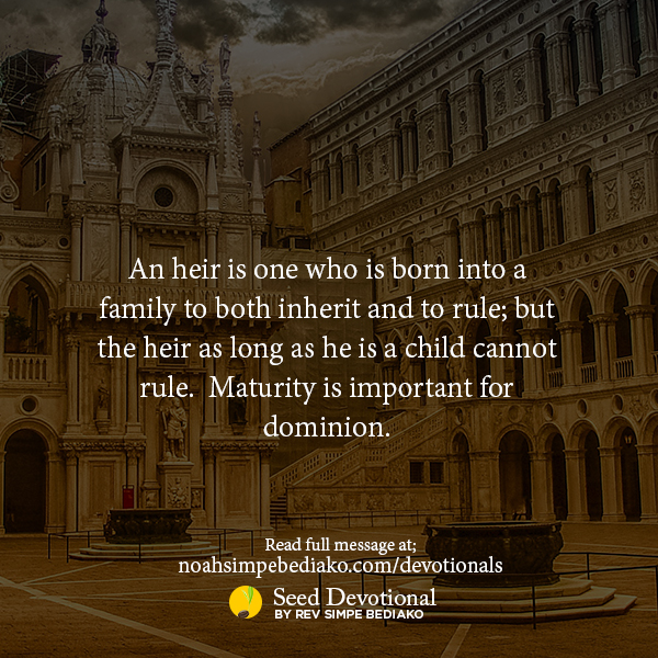 The Dynamics of Maturity – Seed for Today The Dynamics of Maturity