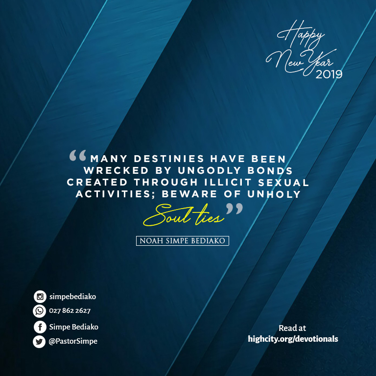 Beware of Unholy Soul Ties - Seed for Today Daily Devotional