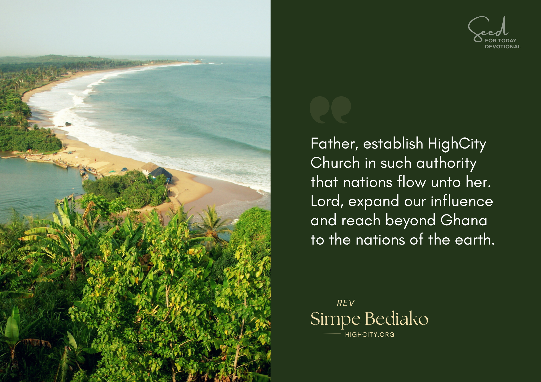 Pray that the Nations Shall Flow into HighCity Church – Seed for Today Pray that the Nations Shall Flow into HighCity Church