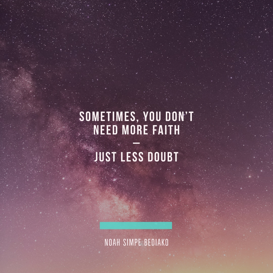 Sometimes, What You Need is Not an Increase in Faith – Seed for Today Sometimes What You Need is Not an Increase in Faith