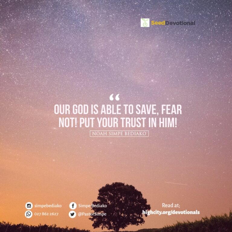 Spread it Before the Lord - Seed for Today Daily Devotional