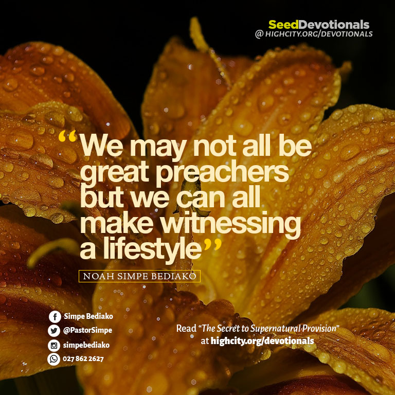 The Secret to Supernatural Provision – Seed for Today The Secret to Supernatural Provision