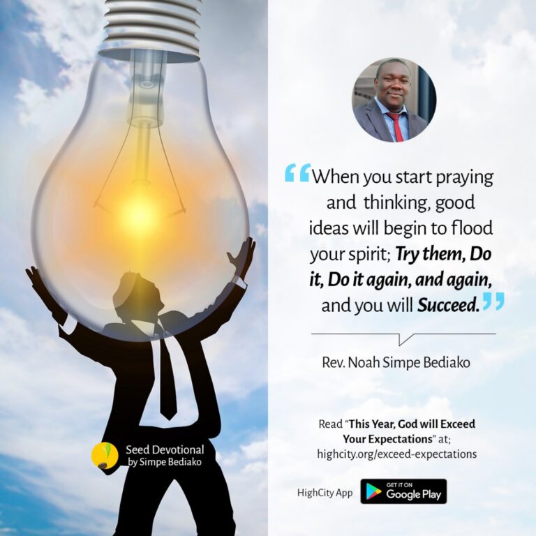 This Year, God will Exceed Your Expectations - Seed for Today Daily Devotional
