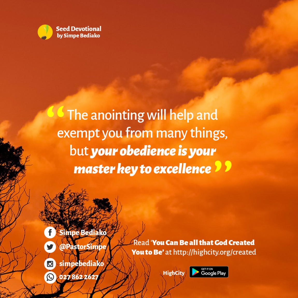 You Can Be all that God Created You to Be - Seed for Today You Can Be all that God Created You to Be
