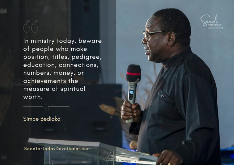 3 People to Beware of If You Work in Ministry - Seed for Today Daily Devotional