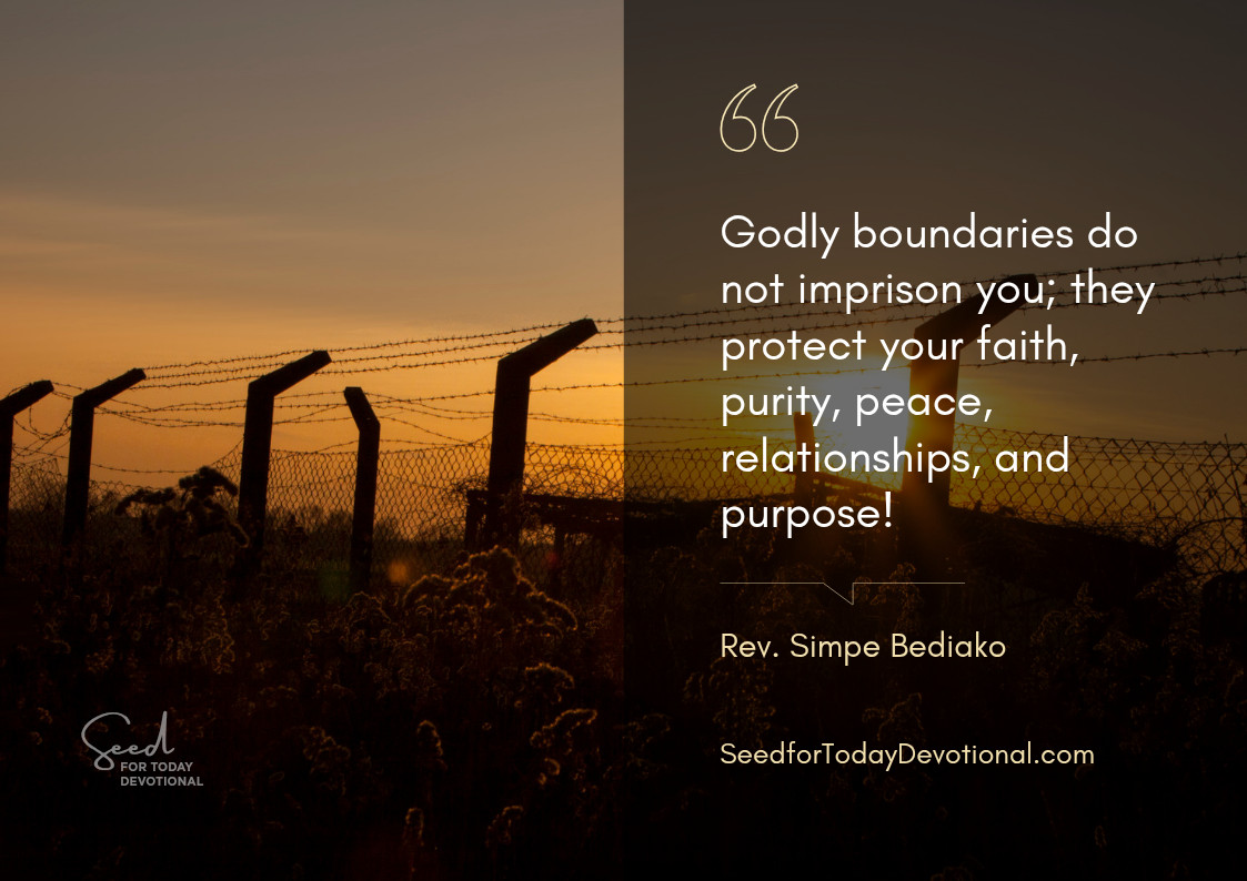 Seed 4 Boundaries Every Christian Should Set 4 Boundaries Every Christian Should Set!