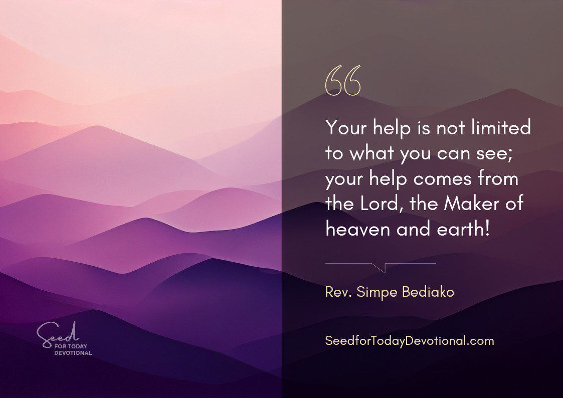 Seed for Today Devotional I Look To You I Look To You!